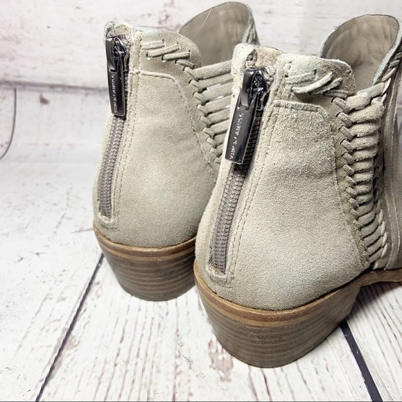 Vince Camuto Pippsy Gray Ankle Bootie Boots 7.5 - Picture 4 of 10